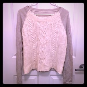 Lululemon St. Moritz cable knit sweater